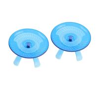 COLLBATH Lot De 2 Roues d'exercice pour Hamster Nain Disque De Course Non Jouet d'exercice pour Animaux De Compagnie pour Hamsters Pygmées