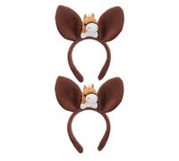 COLLBATH Lot de 2 Serre-têtes Oreilles de Cheval, Serre-tête Oreilles Et Cornes D'animaux pour Le Nouvel An 2026 - Accessoire de Tête Inspiré Des Chevaux de Dessin Animé, Idéal pour Une Fête