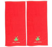COLLBATH Lot De 2 Serviettes De NoëL en Coton Assorti 29X13 Pouces Absorbantes Et Douces pour Cuisine Et Salle De Bain Multifonctionnelles