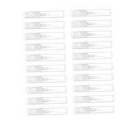 COLLBATH Lot de 20 Flacons Vaporisateurs Portables 2ml en Plastique Transparent Multifonctions pour Huiles Essentielles Voyage Usage Cosmétique