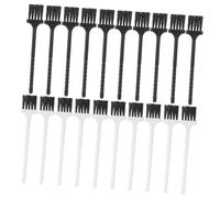 COLLBATH Lot De 20 Mini Brosses De Nettoyage Pour Rasoir Électrique, Manche Long, Poils Doux Pour Lames, Accessoires Polyvalents Pour Hommes, Pour Entretien Et Voyage