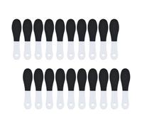 COLLBATH Lot de 20 Râpes à Pieds Double Face en Plastique pour Enlever Callosités et Peaux Dures Outil Exfoliant Antidérapant pour Soins des Pieds Secs ou Mouillés Accessoire Pédicure