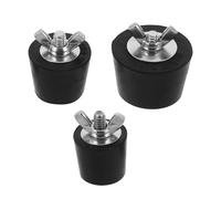 COLLBATH Lot de 3 Bouchons d'Hivernage en Caoutchouc pour Piscine 25Mm 32Mm et 38Mm Protection Antigel pour Canalisations Bouchons de Vidange Adaptés aux Buses de Refoulement Usage
