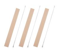 COLLBATH Lot de 3 Fils Chauffants de 300 Mm en Aluminium Tissu Haute Température pour Scelleuse Manuelle, Accessoires de Réparation pour Scellant Thermique, Éléments de Thermoscellage