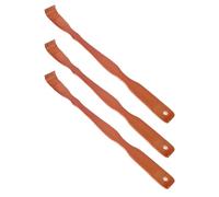 COLLBATH Lot de 3 Gratte-dos en Bambou Rouge, Manches Ergonomiques, pour Hommes et Femmes, Gratte-dos Manuel Long Bas du Dos, Massage Relaxant à Domicile Voyage, Soulagement