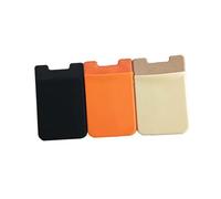COLLBATH Lot De 3 Pochettes Adhésives Réutilisables pour Téléphone Portable Pochette Arrière Étui pour Cartes De Crédit