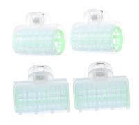 COLLBATH Lot de 4 Bigoudis Auto-agrippants Grand Format en Plastique, sans Chaleur, pour Boucler Cheveux Épais, Frange Aérienne, Coiffage Maison, Accessoires Coiffure Femme