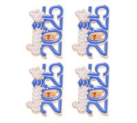 COLLBATH Lot de 4 broches en émail pour remise de diplômes - Insigne de revers de la 2025, bijoux pour cérémonie de remise de diplômes, de fête pour étudiants