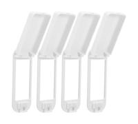 COLLBATH Lot de 4 Caches de Protection pour Interrupteur Mural en Plastique Blanc C-20, Protection Anti-poussière et Anti-allumage Accidentel, Compatible Interrupteurs à Bascule, Sécurise