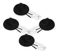 COLLBATH Lot De 4 Chapeaux Hauts-De-Forme Carrés Coréens Casquettes Ethniques Coréennes Chapeaux Traditionnels Coréens Chapeau De Cosplay Couvre-Chef Chapeau