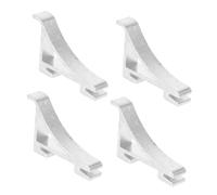 COLLBATH Lot De 4 De Fixation Pour Étagère De Réfrigérateur En Aluminium Pour Accessoires De Camping-car Métalliques Pour Étagère De Réfrigérateur Installation Facile