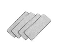 COLLBATH Lot De 4 De Rechange pour Balais À Franges Commerciaux Lavables en Microfibre pour Système De Balais À Franges Plats