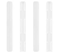 COLLBATH Lot de 4 rails de rangement pour meubles - Supports de tiroir pour paliers coulissants - Rails à fermeture automatique - Guides de tiroir industriels