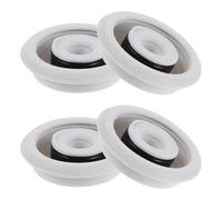 COLLBATH Lot de 4 Sets de Joints D’étanchéité en Silicone Anti-fuite pour Brosse à Dents Électrique, Kit de Remplacement Solide, Étanche et Résistant à L’humidité, Accessoires