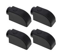 COLLBATH Lot de 4 Verrous pour Fenêtres Coulissantes Blocage Antivol et Butée de Sécurité pour Bureaux et Maisons de Retraite 6X3X25Cm