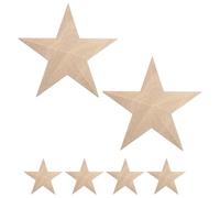 COLLBATH Lot de 6 Appliques Murales Sculptées en Bois Massif 10 CM Décorations Murales en Bois de Style Européen Revêtements Décoratifs pour Meubles et Murs Art Mural Sculpté pour Salon