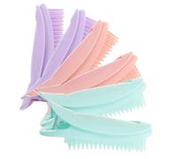 COLLBATH Lot de 6 Pinces à Racines pour Volume Cheveux Bouclés, Clips pour Bigoudis Taille Moyenne, sans Traces, pour Cheveux Longs et Courts, Coiffure Salon et Maison, Couleurs Mixtes