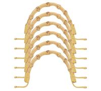 COLLBATH Lot de 6 poignées de rechange pour théière : poignées en rotin pour théières chinoises et japonaises, bouilloires - en rotin résistant à la chaleur pour la cérémonie du thé
