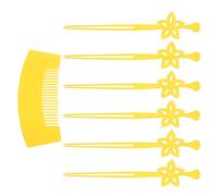COLLBATH Lot de 7 épingles à cheveux kimono pour femmes japonaises : coiffe traditionnelle asiatique - élégante coiffe de geisha - petite barrette pour yukata de fête.