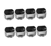 COLLBATH Lot De 8 Boutons De Rechange Pour Cuisinière À En Alliage De Zinc Faciles À Utiliser Pour Four Barbecue