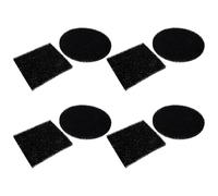 COLLBATH Lot De 8 Filtres Pour Bac à Compost Cuisine Et Tapis Filtrant Pour Bacs à Litière, Absorption Puissante Des Odeurs, Coton Solide, Forme Ronde Et Carrée, Cuisine