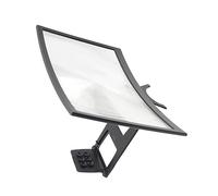 COLLBATH Loupe D'écran Incurvée en ABS et Acrylique 12 Pouces pour Téléphone Portable Agrandisseur D'écran Mobile Support Mains Libres pour Familles et Amis