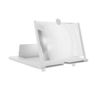 COLLBATH Loupe Écran pour Téléphone Agrandisseur Vidéo Support Compact Et Léger Réduit La Fatigue Oculaire