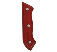 COLLBATH Manche de Couteau Cuisine en Bois Rouge Ergonomique Antidérapant 12,2 X 3,2 X 2 CM avec 4 Paires de Rivets, Poignée de Rechange pour Couteau D’Office Désosser, Accessoire Pratique