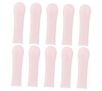 COLLBATH Manchons De Rechange En Silicone Pour Cuillères Auriculaires, Lot De 10 Pièces Rose, Protection Douce Et Légère, Accessoires Pour Nettoyage Des Oreilles, Usage Sécurisé Au Quotidien