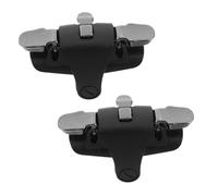COLLBATH Manette De Jeu Pour Téléphone Mobile Ergonomique Avec Gâchettes Précises En Alliage Accessoires De Jeu Mobiles Compatibles Lot De 2 Pièces Couleur Noire