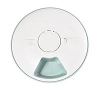 COLLBATH Mangeoire pour Animaux de Compagnie Système d'alimentation Automatique Bol séparé Construction Solide Alerte Musicale Vert