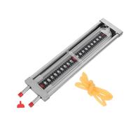 COLLBATH Manomètre différentiel en forme de U 1 jeu pour usine, testeur de colonne d'eau 0-2000 Pa, pour conduites de gaz et tubes à vide, avec pinces et joints