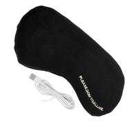 COLLBATH Masque Chauffant Électrique Pour Les Yeux Matériau Doux Et Pelucheux Pour Adultes Hommes Femmes Garçons Et Filles Compresse Oculaire Rechargeable Humide Adapté Aux Voyages