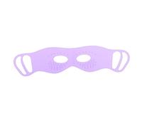 COLLBATH Masque Oculaire en Silicone Violet Double-face Antidérapant Fixation Oreille Massage Revitalisant Soin Yeux Fatigue et Poches Routine Beauté Santé