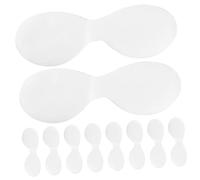 COLLBATH Masque Yeux en Papier Non Tissé, Lot de 100 Feuilles Absorbantes pour Soins Oculaires Lors de Voyages et Activités Spa