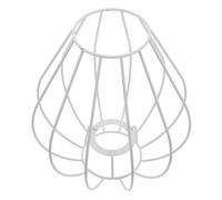 COLLBATH Metal Lamp Cage Compatible Iron Wire Lampshade Frame For Desk Pendant Table Lamps DIY Vintage Style Hot Air Balloon Shape Suitable For Bedroom Office Living