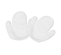 COLLBATH Moufles Exfoliant Visage Coton Doux Nettoyage Réutilisable, Outil Démaquillant Visage Anti-poussière, Soins Peau Délicate Domicile Beauté Quotidienne