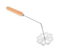 COLLBATH Moule à Frire Aluminium Antiadhésif avec Poignée Moule à Timbale pour Snacks Frits Maison Ustensile et Portable pour Beignets Galettes de Crevettes et Gâteaux de Carottes Râpées