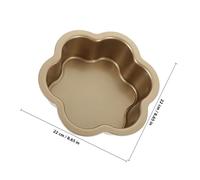 COLLBATH Moule Pâtisserie Fleur avec Fond Amovible Moule Gâteau Antiadhésif pour Mini Cakes Cheesecake et Mousse Ustensile de Cuisson Pratique et Lisse