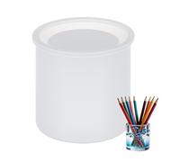 COLLBATH Moule pour Stylo et Crayon en Silicone Blanc, réutilisable, adapté aux activités DIY et Artisanat Entre Amis