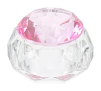 COLLBATH Nail Art Crystal Cup With Lid Transparent Glass Mixing Cup For Liquid Monomer Supplies