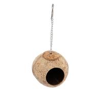 COLLBATH Nid De Perruche en Coquille De Noix De Maison Naturelle pour Petits Animaux Nid pour Animaux De Compagnie Grotte Naturelle Sensation De Style Aléatoire