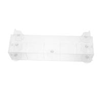 COLLBATH Organisateur à Ventouses pour Réfrigérateur Acrylique Transparent Étagère avec Séparateurs Amovibles Support Épices Condiments Œufs Boissons Rangement pour Cuisine et Congélateur