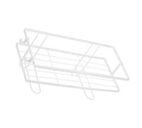 COLLBATH Organisateur de Toilettes Étagère de Rangement au-Dessus des Toilettes Blanc Simple Couche Rangement Salle de Bain Compact Solution Pratique et Stable pour Optimiser L’Espace