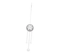 COLLBATH Ornement Commémoratif pour Chien De Deuil pour Perte Animal Attrape-Soleil Décoratif Forme De Patte Suspendable Fenêtre