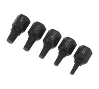 COLLBATH Outil De Démontage De Boulons 5 Pièces Extracteur De Vis Endommagé Kit D'Extraction De Filetage Outil De Démontage De Vis De Boulon Cassé