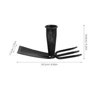 COLLBATH Outil de Jardin Houe et Cultivateur pour Désherbage et Ameublissement du Sol Outil Manuel Robuste Polyvalent pour Plantation et Entretien du Jardin