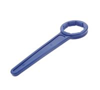 COLLBATH Outil D'ouverture de Couvercle pour Seau 5-10l en Plastique Bleu, Clé à Bouchon Métallique Compacte et Portable, Ouvre-couvercle Multifonction pour Usage Industriel et Domestique