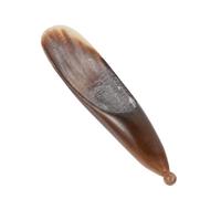 COLLBATH Outil Gua Sha Corne de Buffle Stick Massager Acupression Visage et Corps Anti-rides Réduit Poches et Fatigue Surface Très Douce pour Massage Du Cou Dos Mains