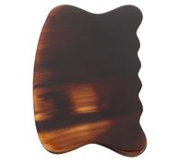 COLLBATH Ox Horn Gua Sha Massage Board Smooth Facial And Body Scraping Tool For Skin Lifting And Muscle Relaxation Portable Natural Horn Scraper For Daily Skincare